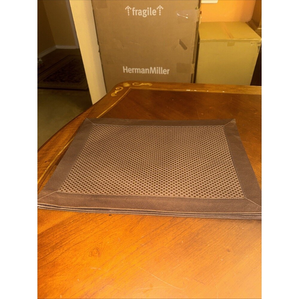 Ambrosia Chocolate Mats 13” x 18" Set of 4 - Picture 2 of 6